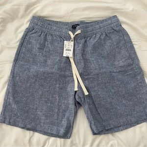 NWT J. Crew Linen Shorts